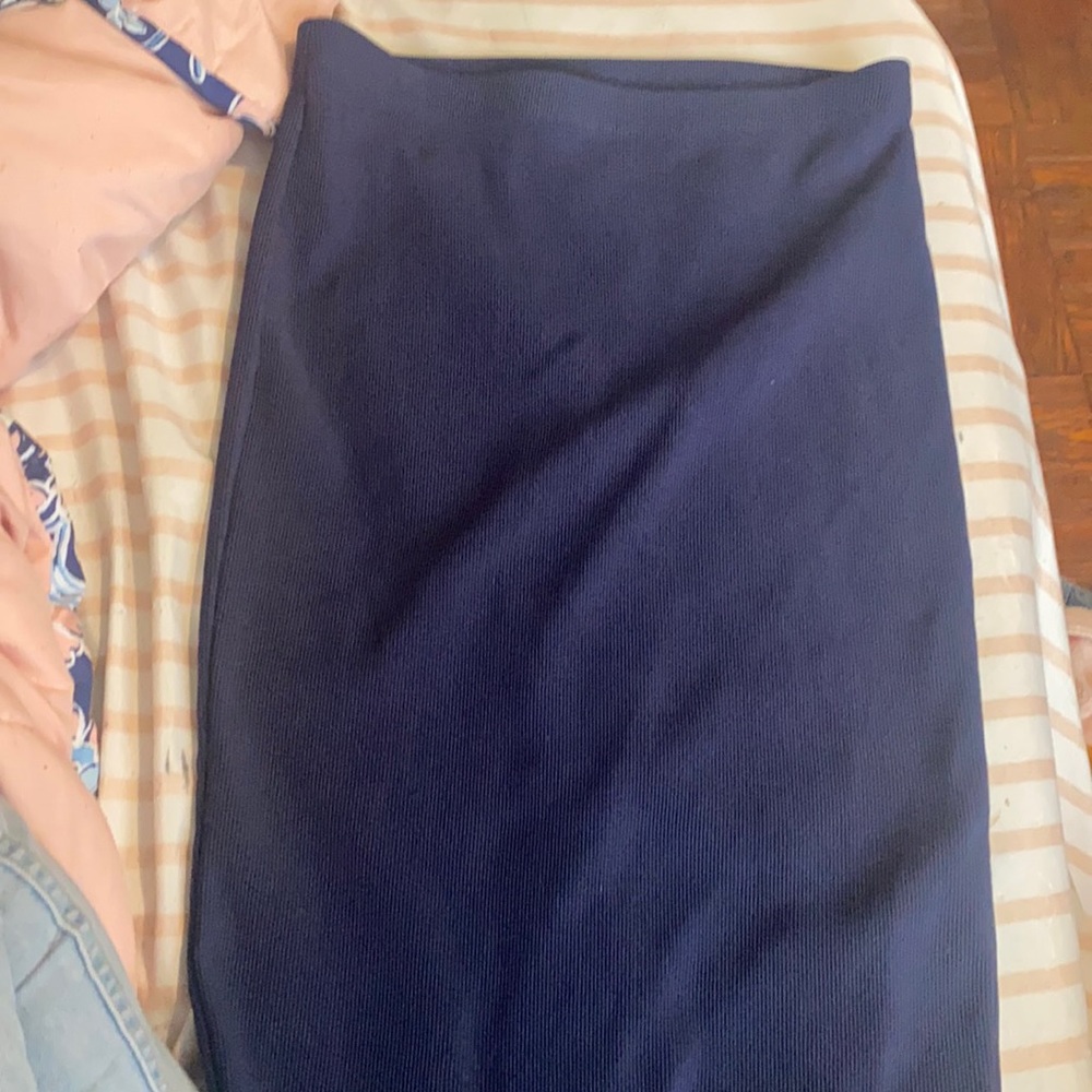 Navy blue skirt